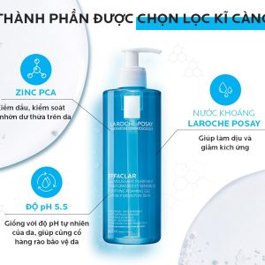 Sữa Rửa Mặt La Roche-Posay Effaclar Purifying Foaming Gel (400ml)